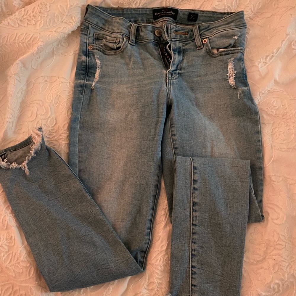 Lucky Brand skinny jeans. Size 27
